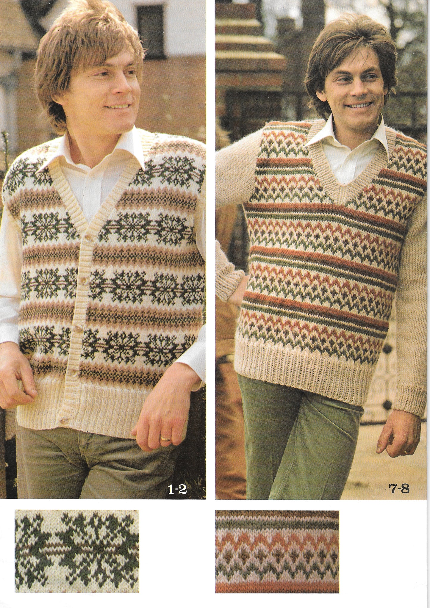 Preloved King Cole 551 Booklet - Mens Jumper, Slipover, Cardigan Patterns