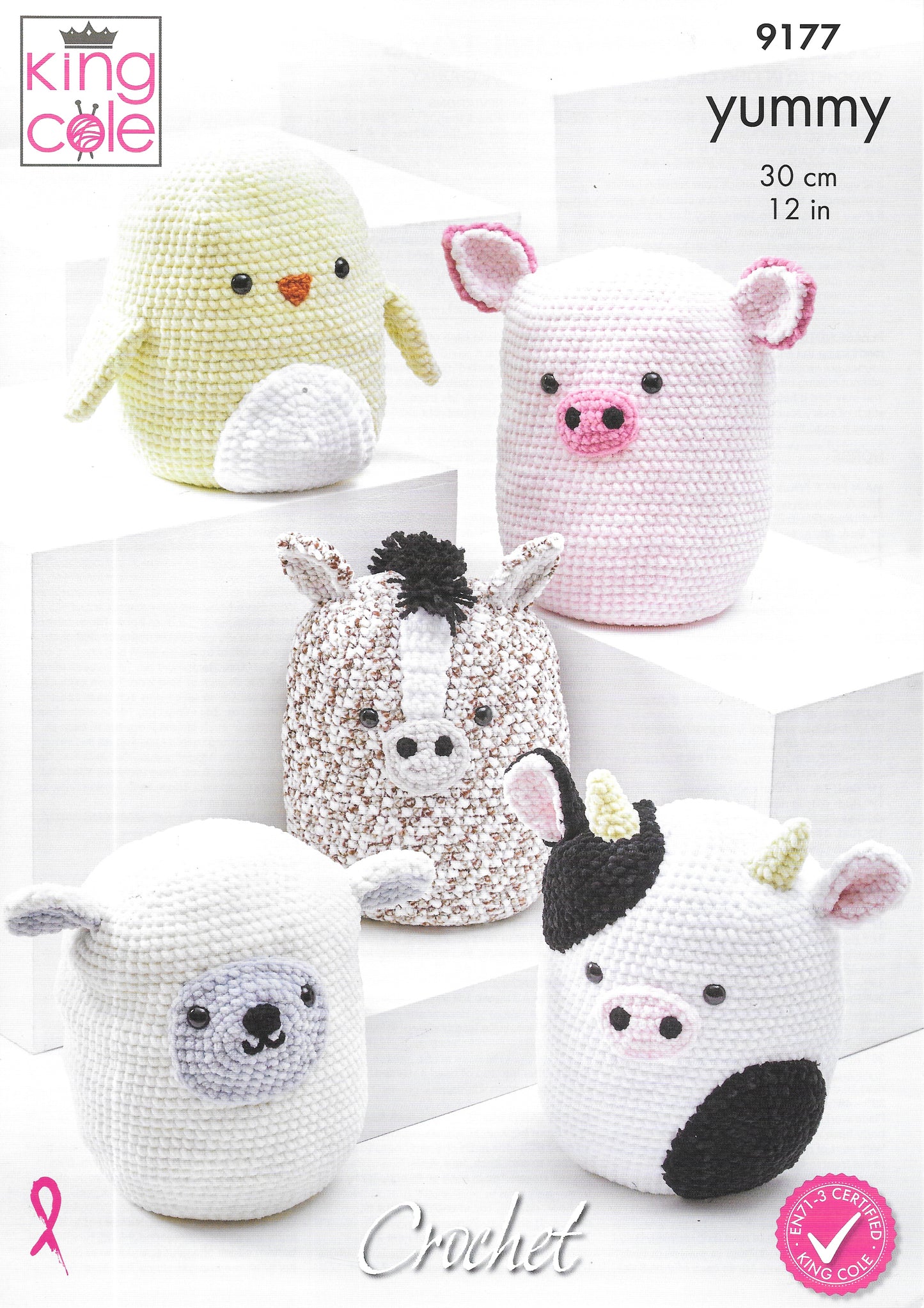 9177 King Cole Squishy Amigurumi crochet pattern