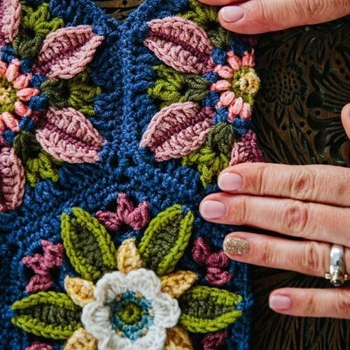 Climbing Roses Crochet Shawl Pack