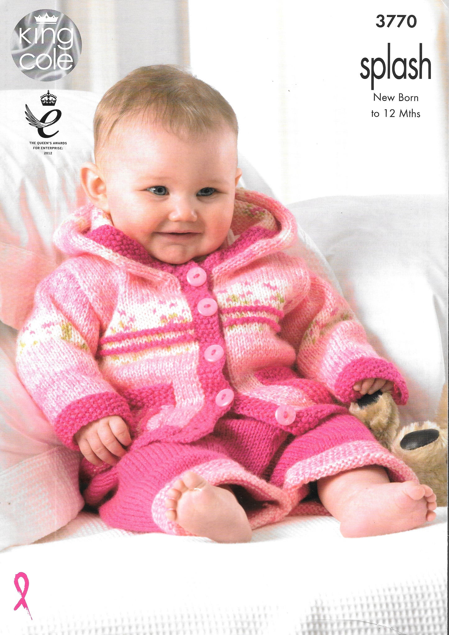 3770 King Cole Knitting Pattern. Baby Set Double Knit