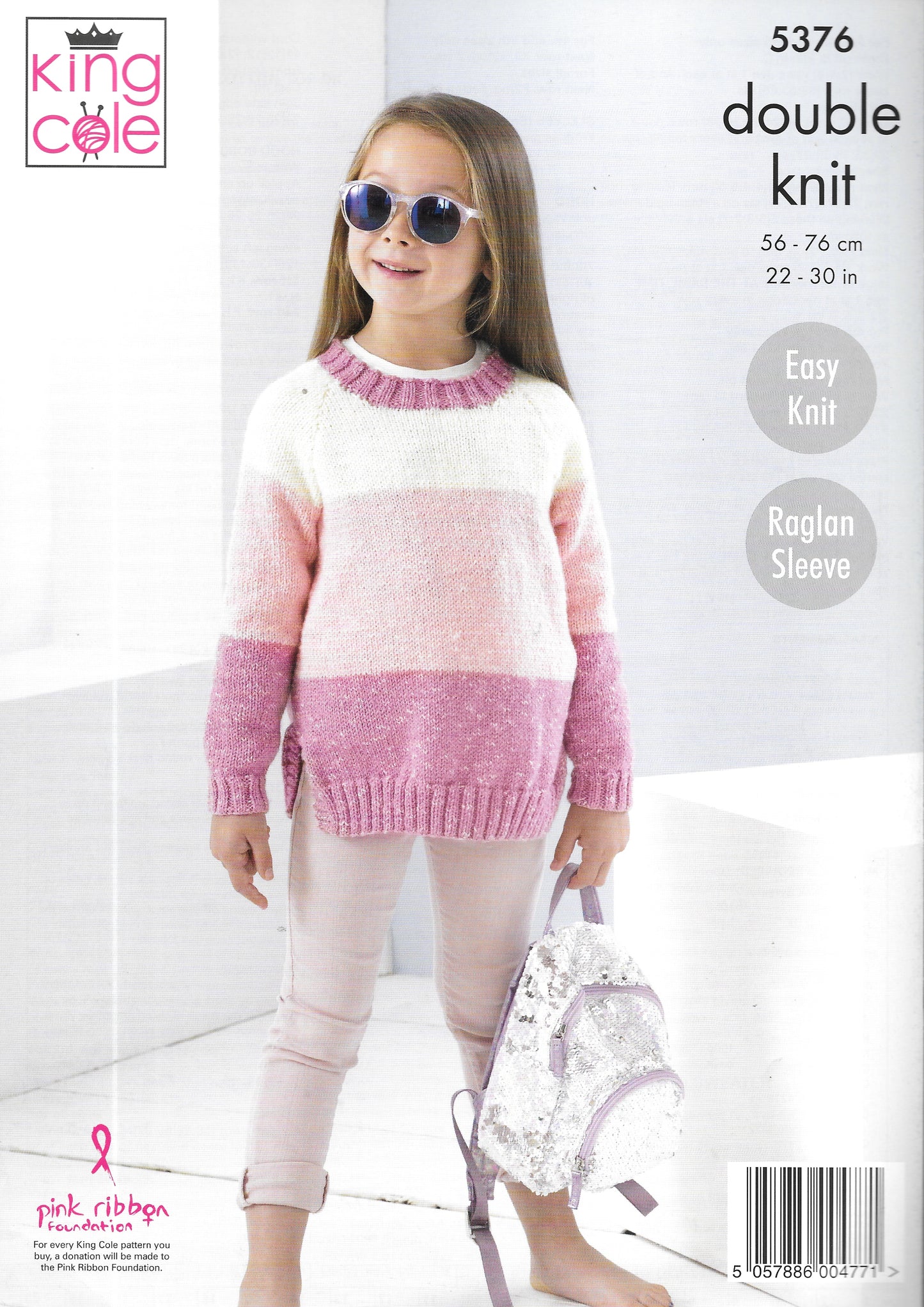 5376 King Cole Double Knit Sweaters knitting pattern