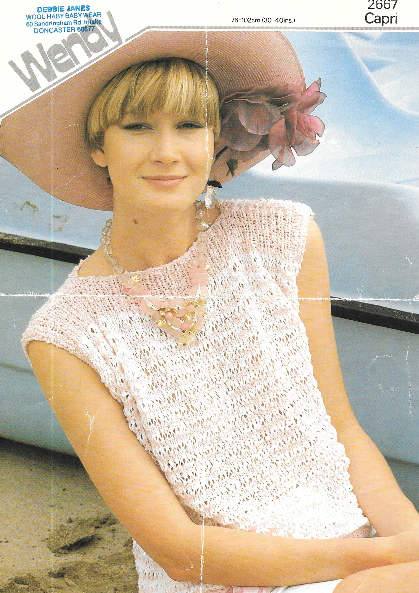 PRELOVED Wendy 2667 Knitting Pattern - Lady's summer top - Double Knit