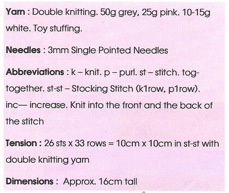 KBP-290 Handy Owl toy in DK Knitting pattern