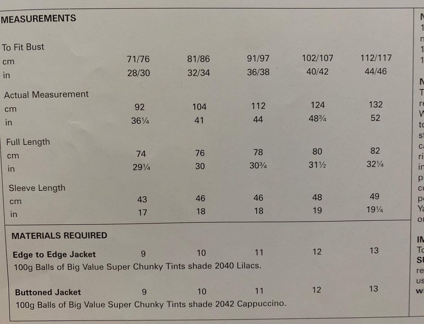 King Cole 4290 Ladies Super Chunky Jackets knitting pattern