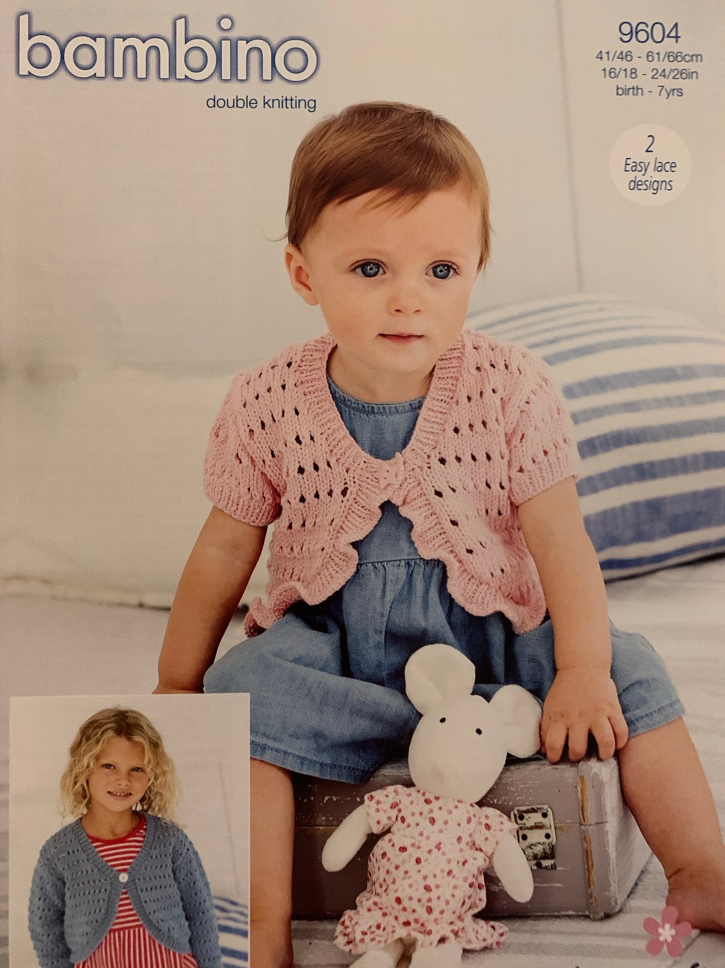 9604 Stylecraft Bambino baby cardigan knitting pattern