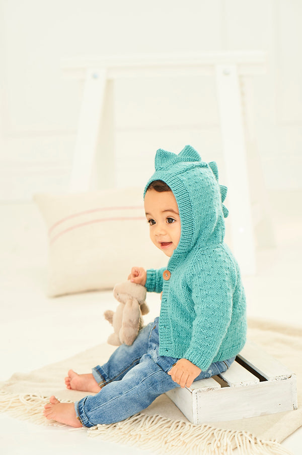 Stylecraft 9758 Child's Jacket and Shawl Collar Cardigan in Bambino Double Knitting