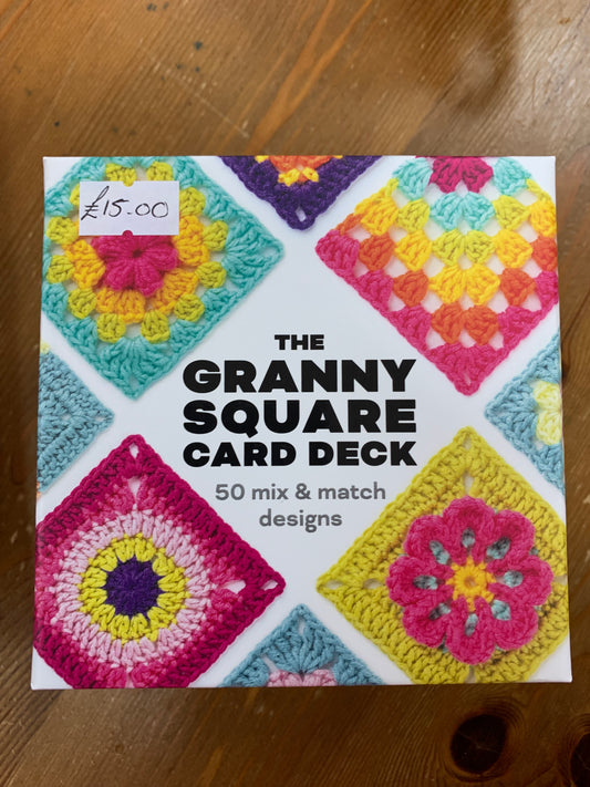 Granny Square Crochet Stitch card Deck