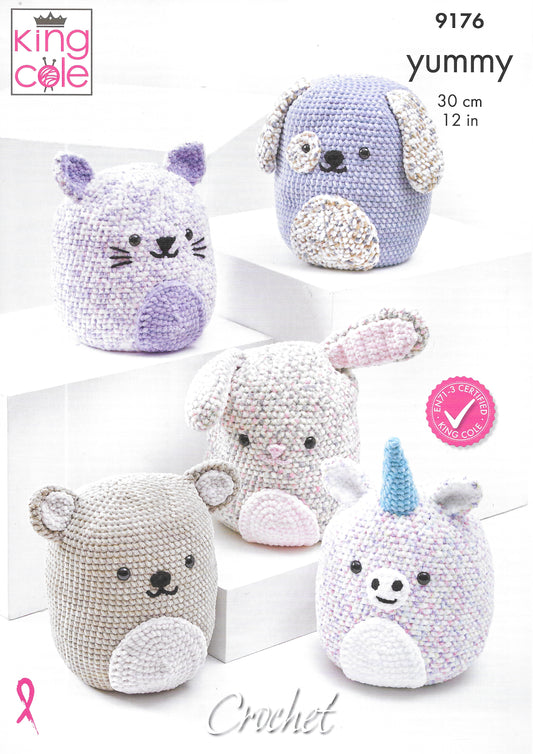 9176 King Cole Squishy Amigurumi crochet pattern