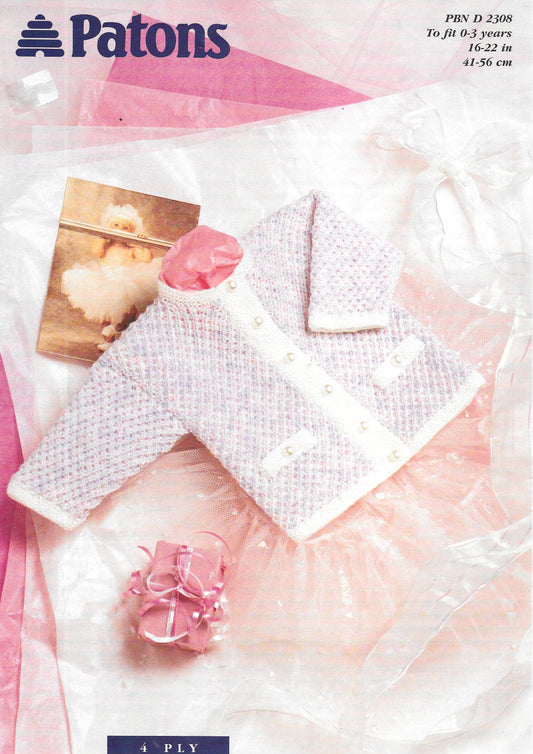 Patons D 2308 Preloved Pattern