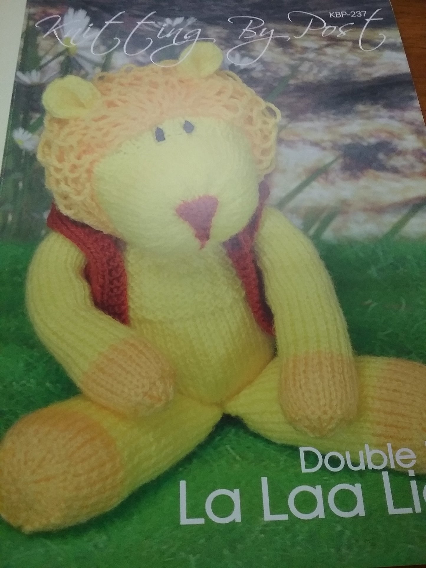KBP-237 La Laa Lion toy in DK knitting pattern
