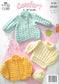 King Cole 3135 knitting pattern - Aran Child's Cardigan/Sweater