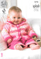 King Cole 3770 Knitting Pattern -DK Baby Set