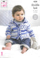 King Cole 4200 DK Knitting Pattern - Baby Cardigans