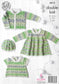4312 King Cole knitting pattern - Double knitting Baby Set.
