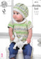4312 King Cole knitting pattern - Double knitting Baby Set.