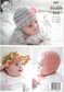 4491 King Cole Crochet pattern. Hats.  DK