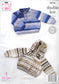 4516 King Cole Double Knit Raglan Sweaters knitting pattern
