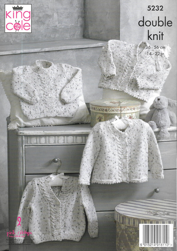 King Cole 5332 DK Sweaters and Cardigans knitting pattern
