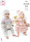 5431 King Cole Double Knit Baby Set Knitting Pattern