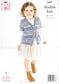King Cole 5607 Double Knit Cardigans knitting pattern