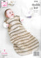 5762 King Cole Onesie, Sleeping Bag, Hat knitting pattern