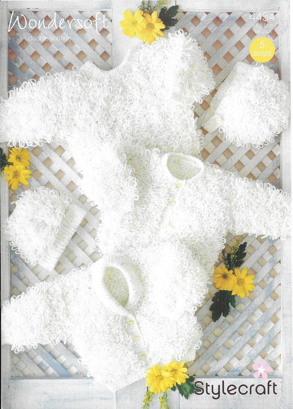 4454 Stylecraft Knitting Pattern. Loopy garments/hat. DK