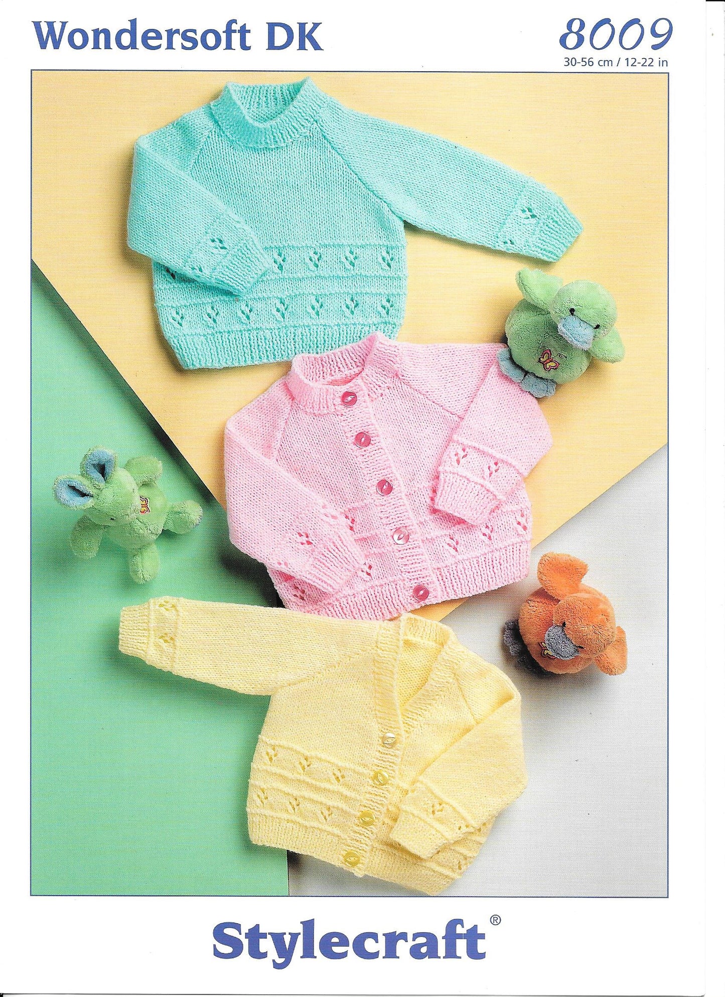 8009 Stylecraft Knitting Pattern. Child's cardigan/sweater. DK