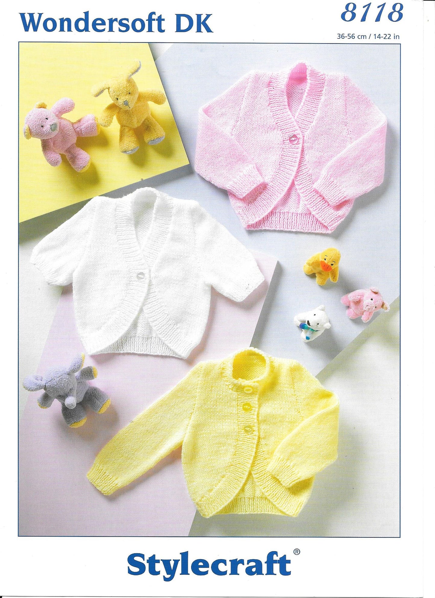 8118 Stylecraft Knitting Pattern. Child's Bolero DK. 14-22" chest