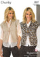 8687 Stylecraft knitting pattern. Lady's Waistcoat/Cardigan. Chunky