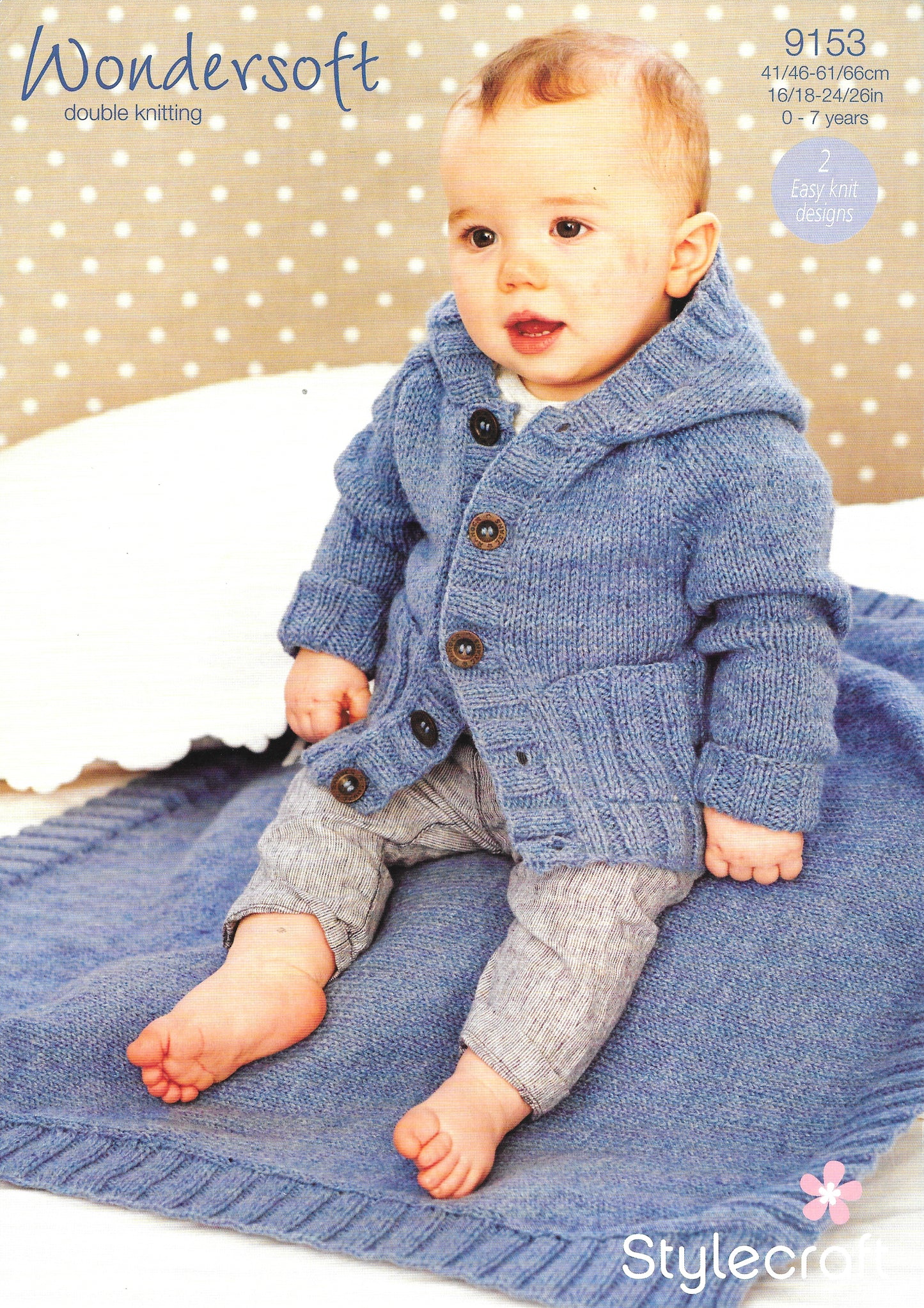 9153 Stylecraft DK Child's Coat and Blanket