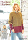 Stylecraft 9792 Highland Heather DK Ladies Jumpers knitting pattern