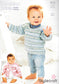 9846 Stylecraft knitting pattern. Child's Cardigan/Sweater. Double Knitting
