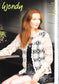5977  Wendy. Lady's motif cardigan. 4ply  Crochet Pattern