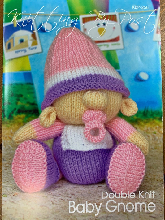 KBP-268 Baby Gnome toy in DK knitting pattern