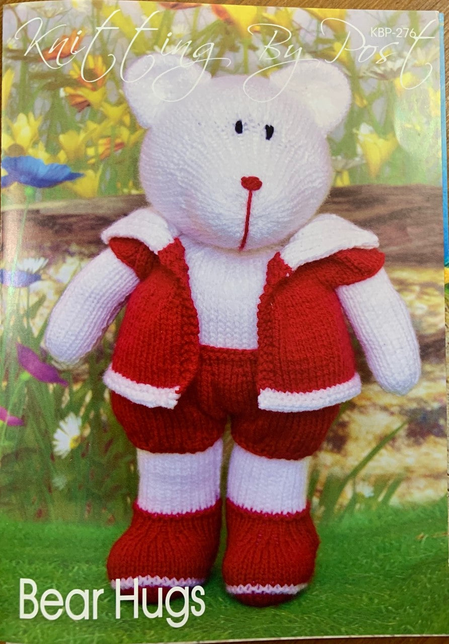 KBP-276 Bear Hugs soft toy in DK knitting pattern