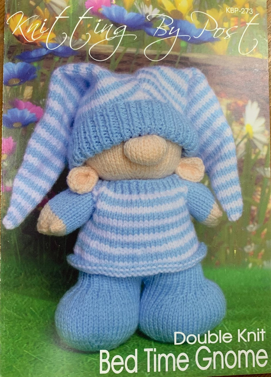 KBP-273 Bed Time Gnome toy in DK knitting pattern