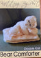 KBP-092 Bear Comforter Soft Toy in DK knitting pattern