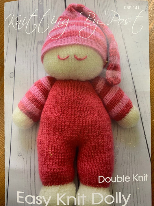 KBP-141 Easy Knit Dolly Soft Toy DK Knitting Pattern