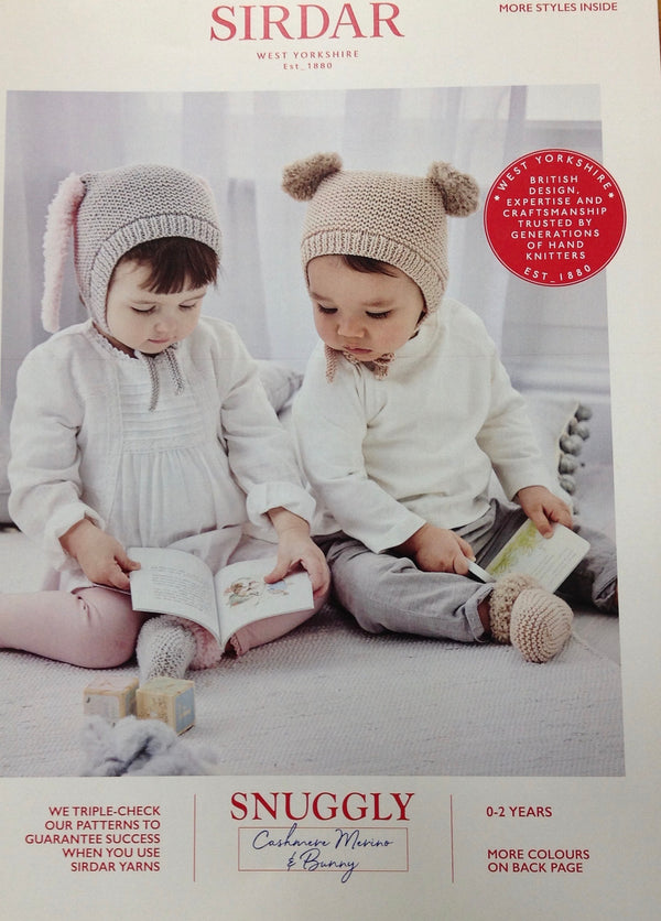 Sirdar 5303 Snuggly DK Pattern for Baby Hats knitting pattern