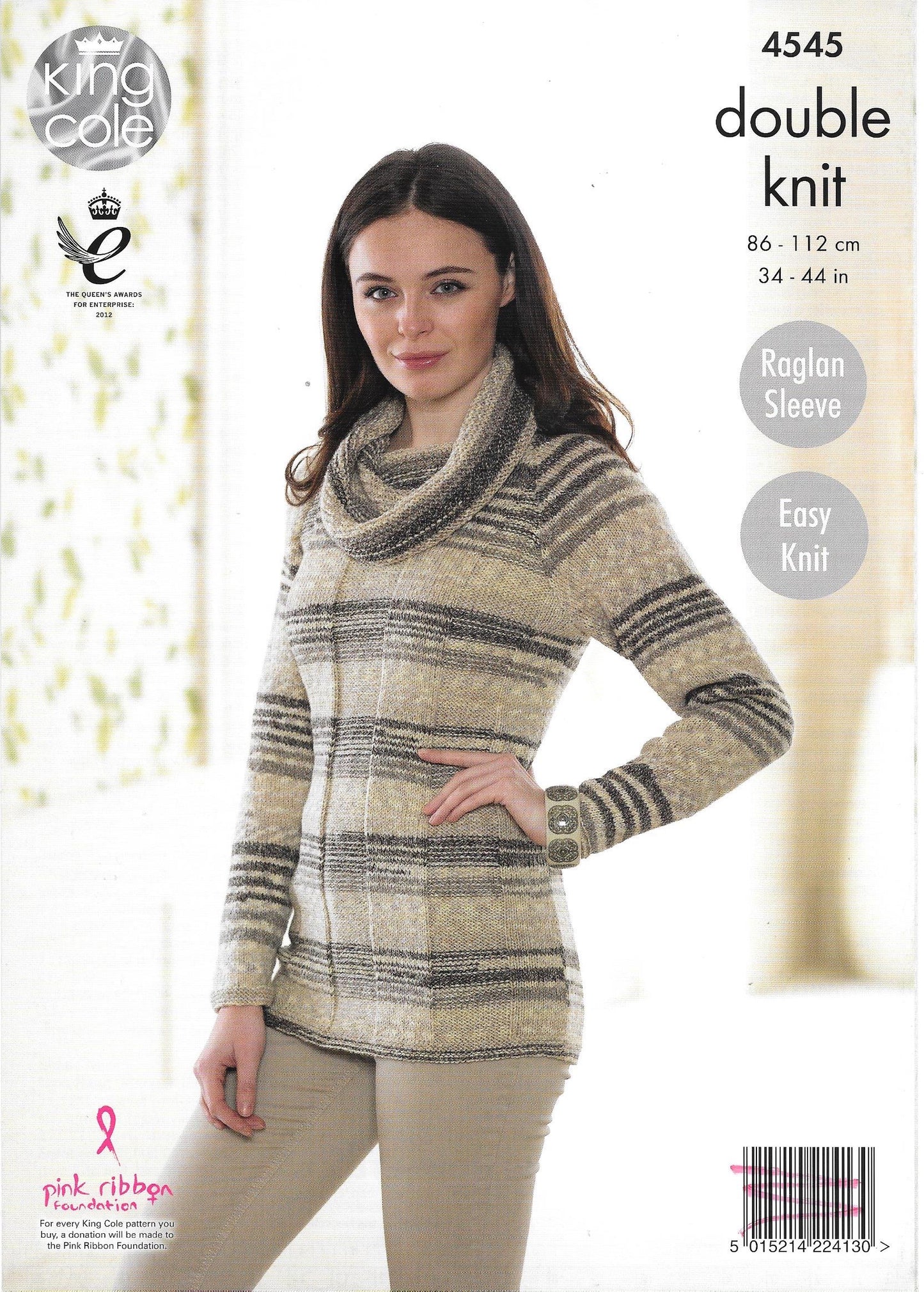 4545 King Cole Drifter dk ladies cardigan and sweater knitting pattern