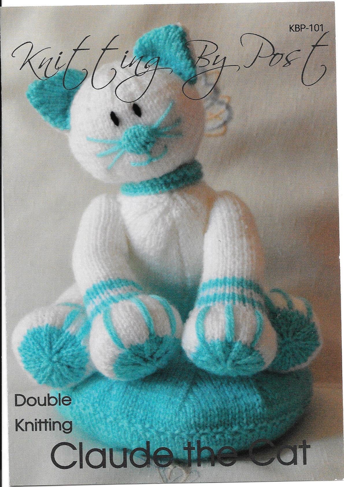 101 KBP101 Claude the Cat toy in dk knitting pattern