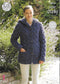 4874 King Cole Super Chunky ladies cardigan and sweater knitting pattern