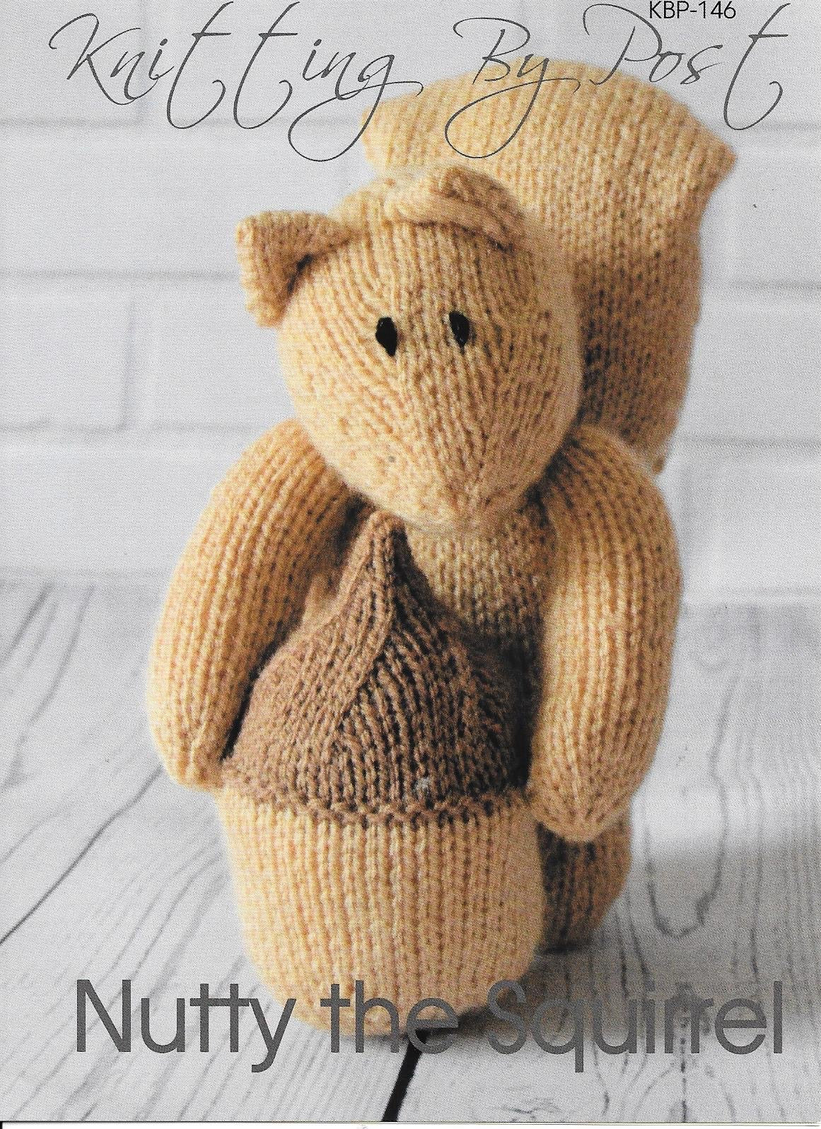 146 KBP146 Nutty the Squirrel toy in dk knitting pattern
