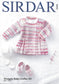 Sirdar 5295 Snuggly Baby Crofter Dk Baby Dress Knitting Pattern