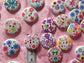 Flower Wooden Buttons
