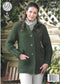 King Cole 3818 Chunky Ladies Cardigan & Sweater knitting pattern