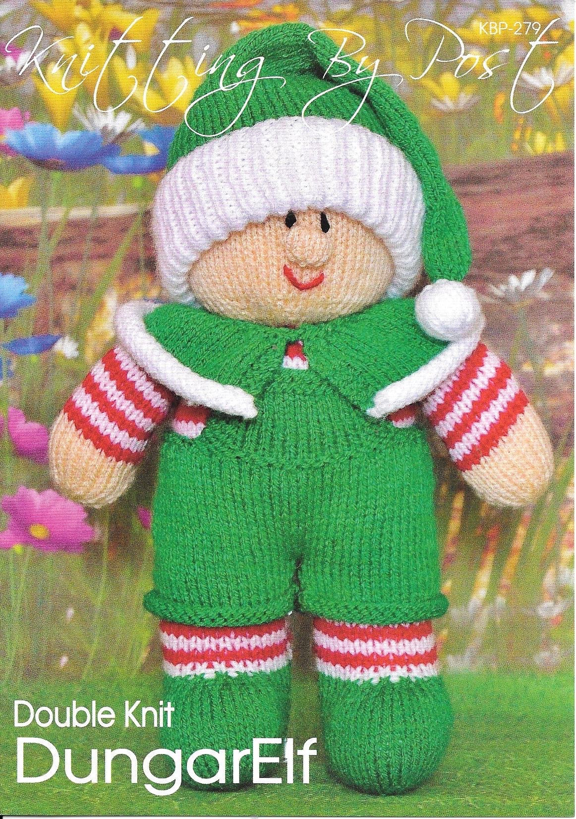 KBP279 Dungar Elf toy in DK knitting pattern