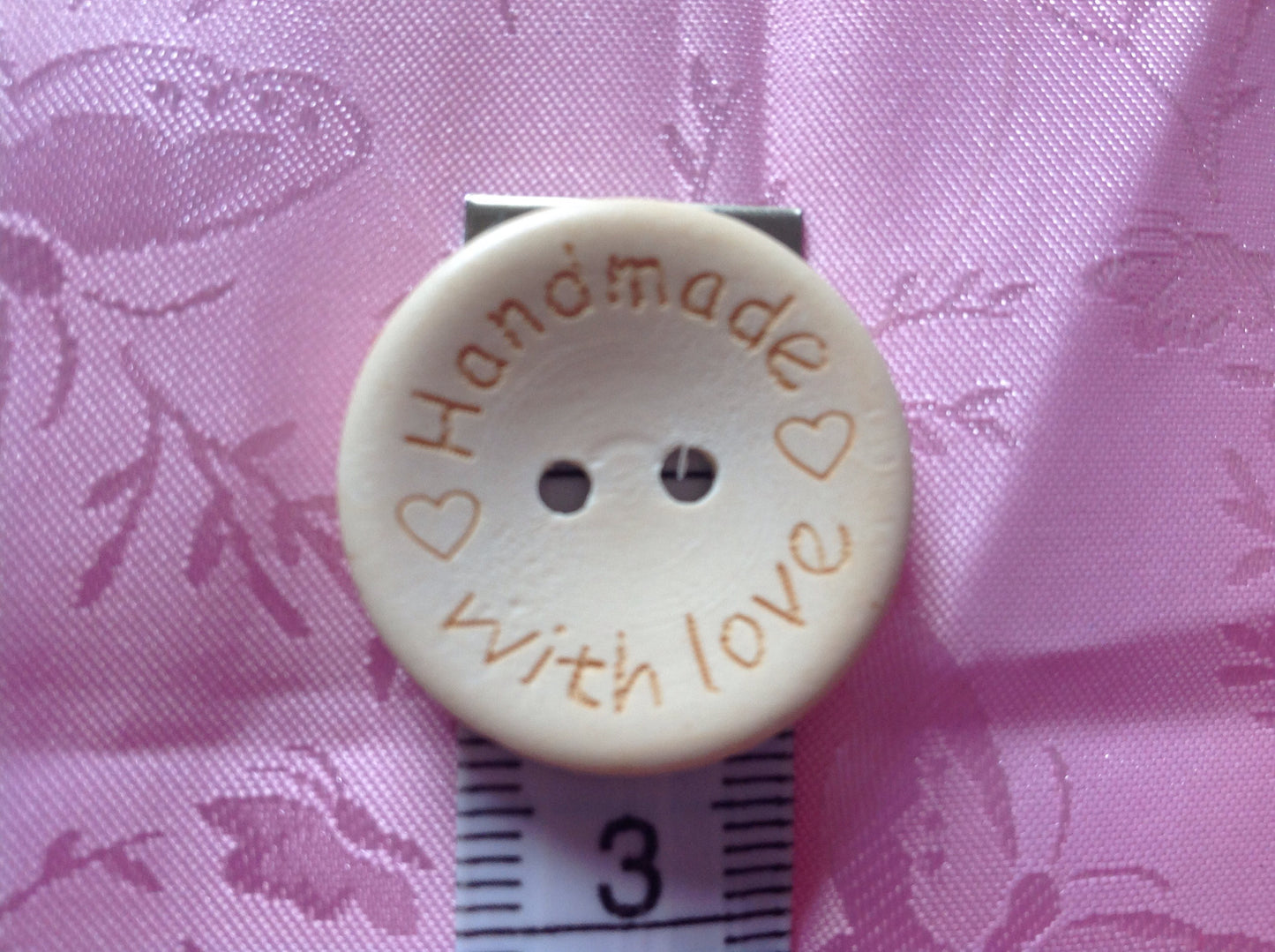 Handmade with Love Buttons