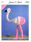 JB404 James C Brett Flutterby Toy Flamingo Crochet Pattern