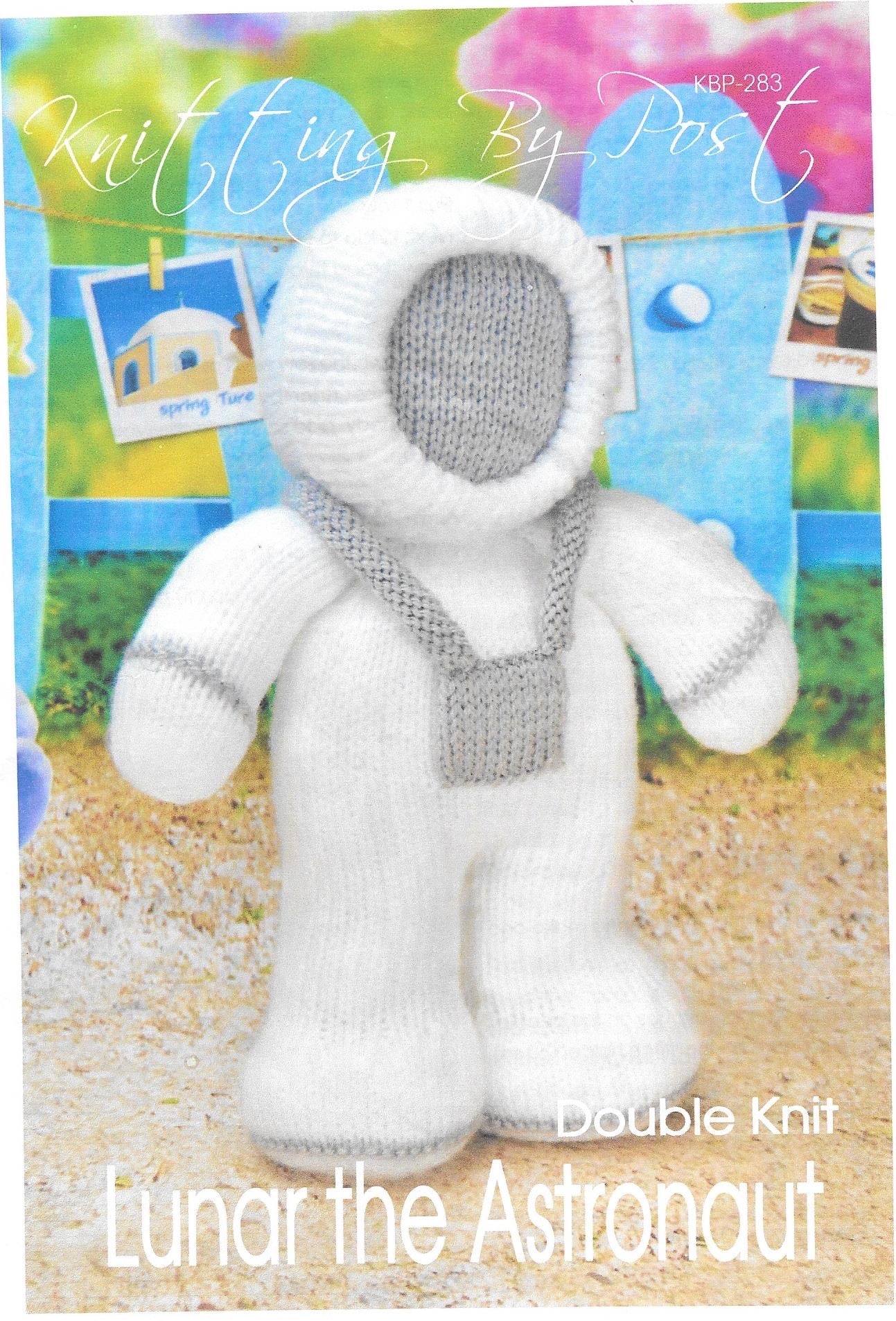 KBP-283 Knitting pattern Lunar the Astronaut toy in DK